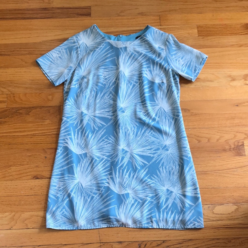 Lulus Cancun Calling Dusty Sage Print Shift Dress